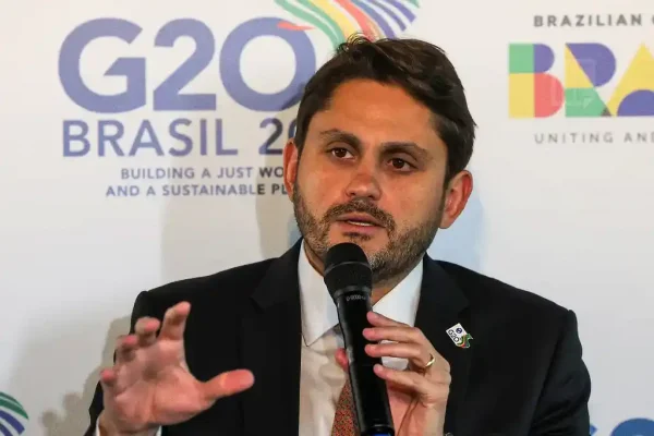 Ministro das Comunicações, Juscelino Filho, em Brasília (DF) - 18/04/2024