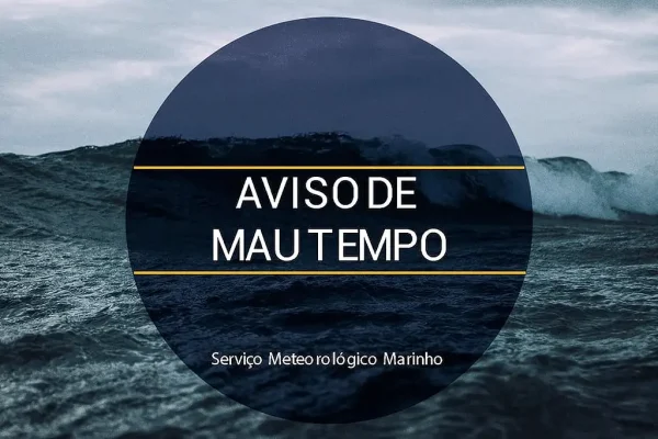 Aviso de mau tempo no litoral sergipano