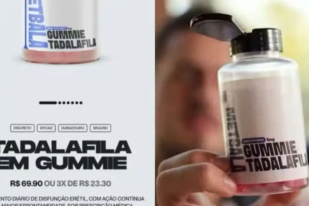 Anvisa proíbe bala gummy de tadalafila