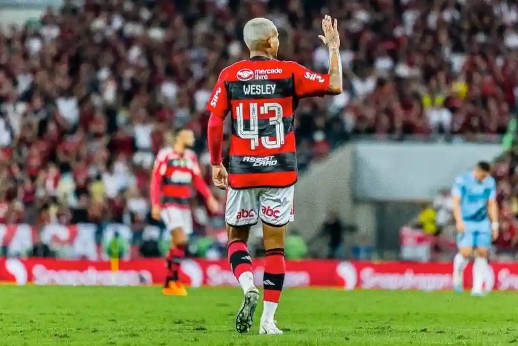 Jogador Wesley do Flamengo