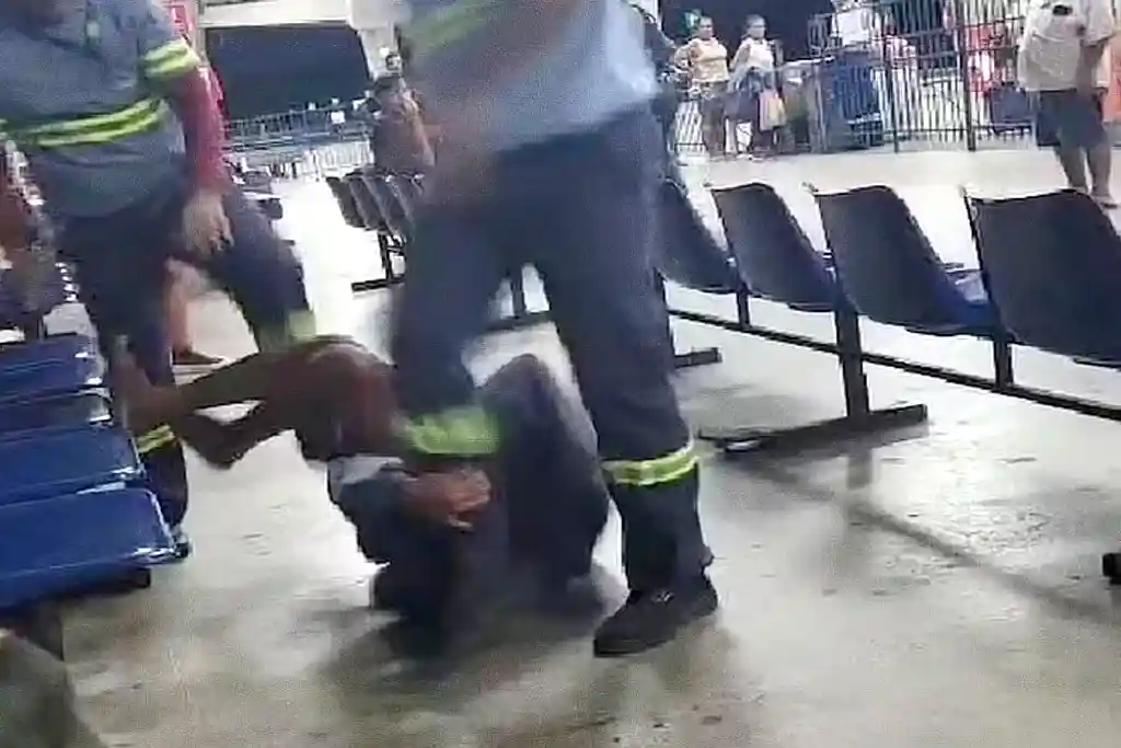 Agressão a homem em situação de rua no Terminal Rodoviário Governador José Rollemberg Leite, em Aracaju
