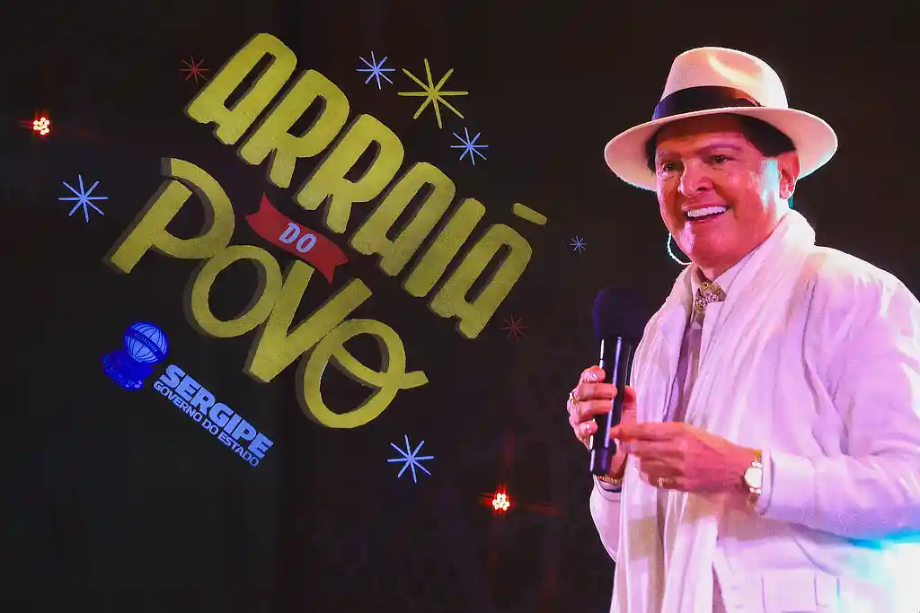 Alcymar Monteiro no Arraiá do Povo, em Aracaju