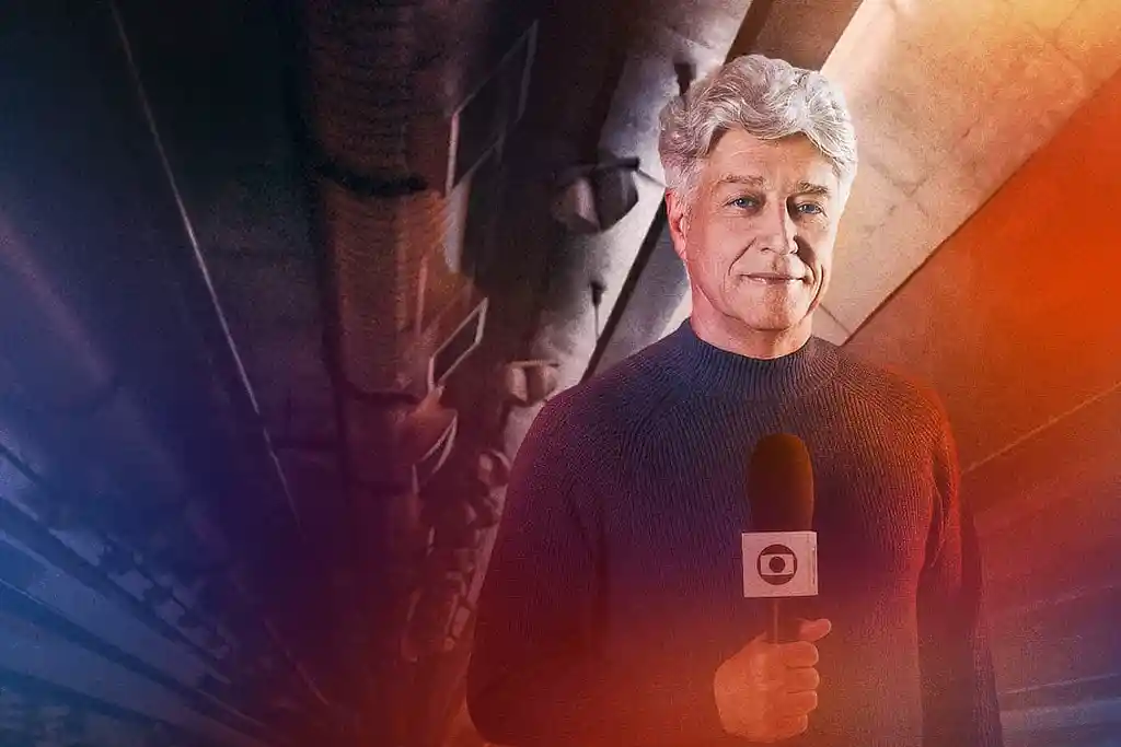Repórter Caco Barcellos, da TV Globo