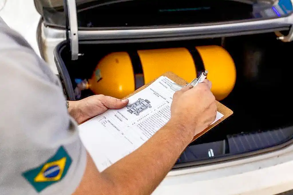 Inspeção de segurança para uso de GNV