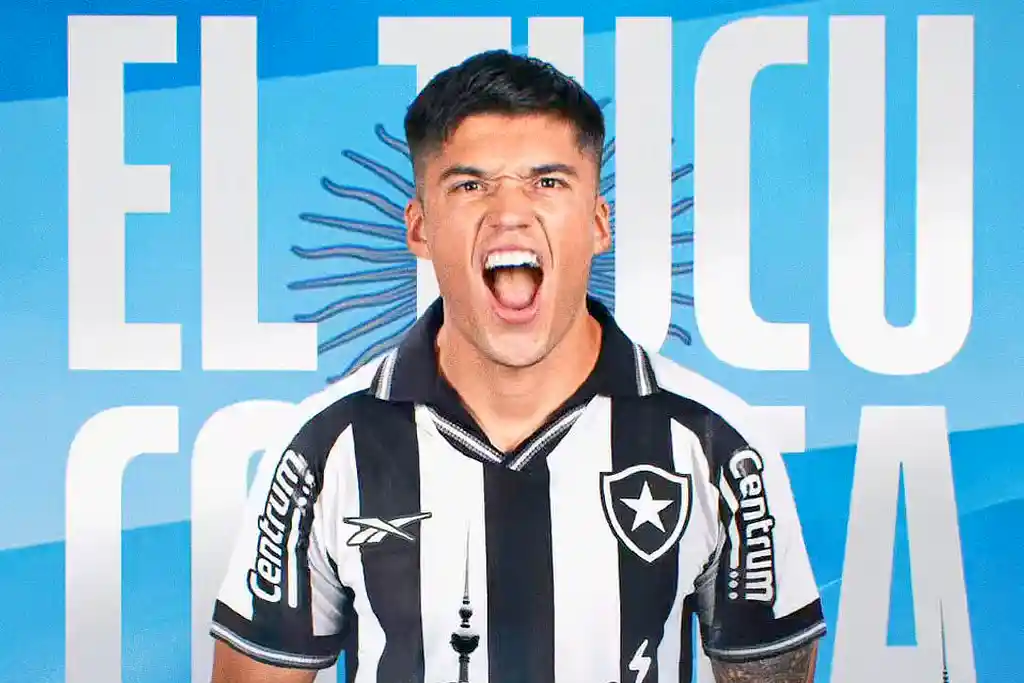 Atacante argentino de 30 anos, Tucu assinou contrato até dezembro de 2027 com o Botafogo