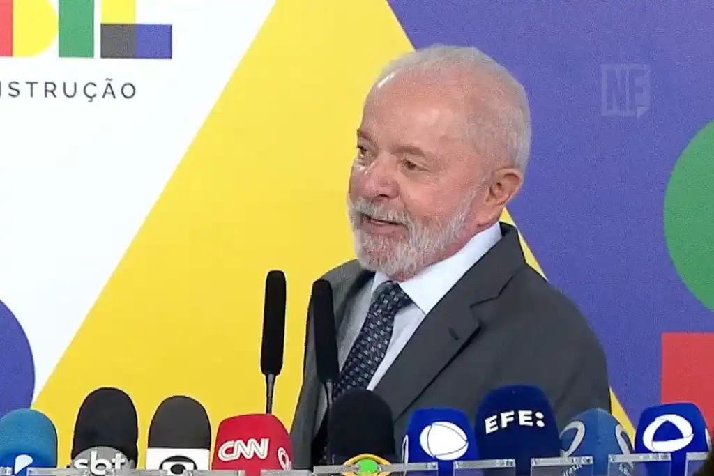 Presidente Lula durante coletiva de imprensa - 03/06/2025