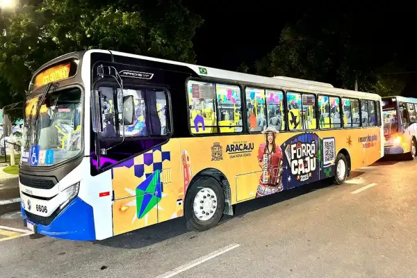 Linhas especiais de ônibus para o Forró Caju 2025