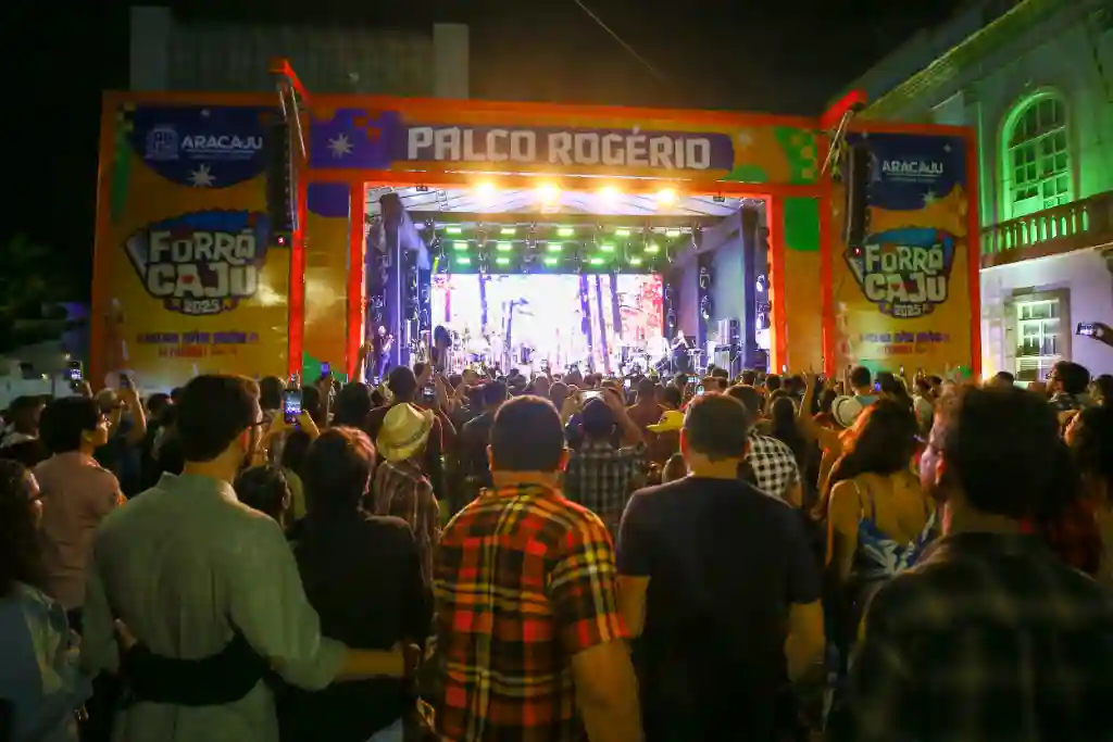 Palco Rogério, localizado na Praça Fausto Cardoso, em Aracaju