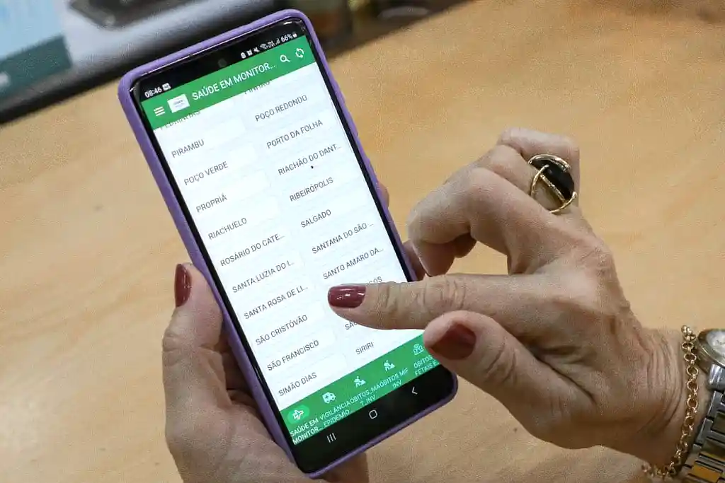 Aplicativo oferece acesso a dados de saúde em Sergipe