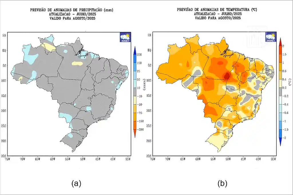 Chuvas em agosto: Sergipe e litoral do NE terão volumes acima da média