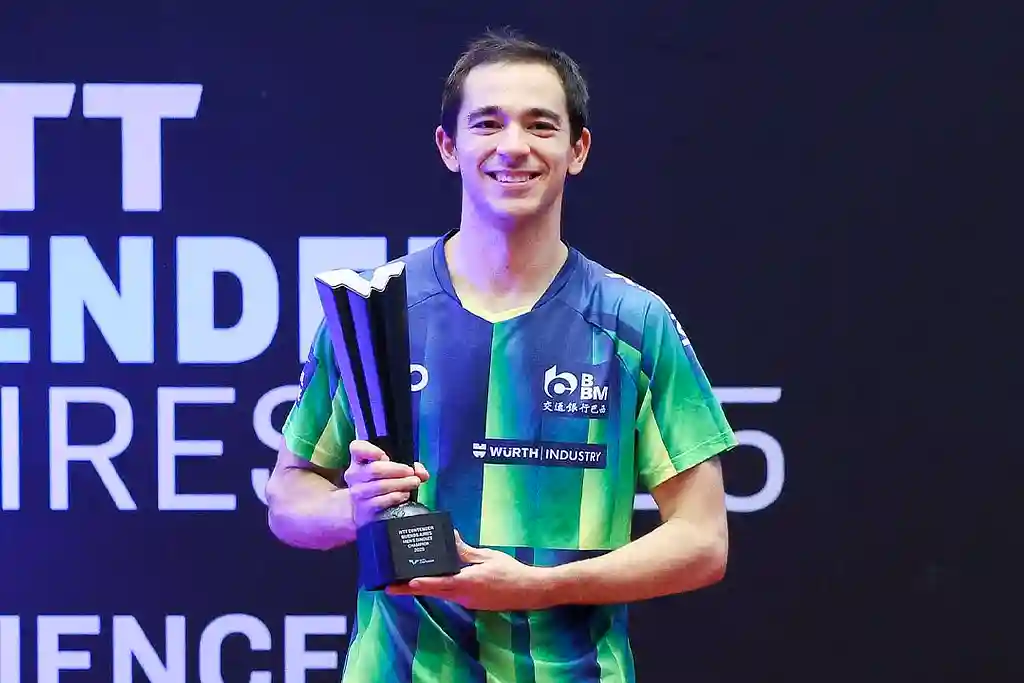 Hugo Calderano conquista o WTT Contender de Buenos Aires 2025