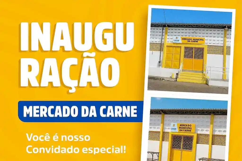 Inauguração do novo Mercado da Carne em Canindé de São Francisco