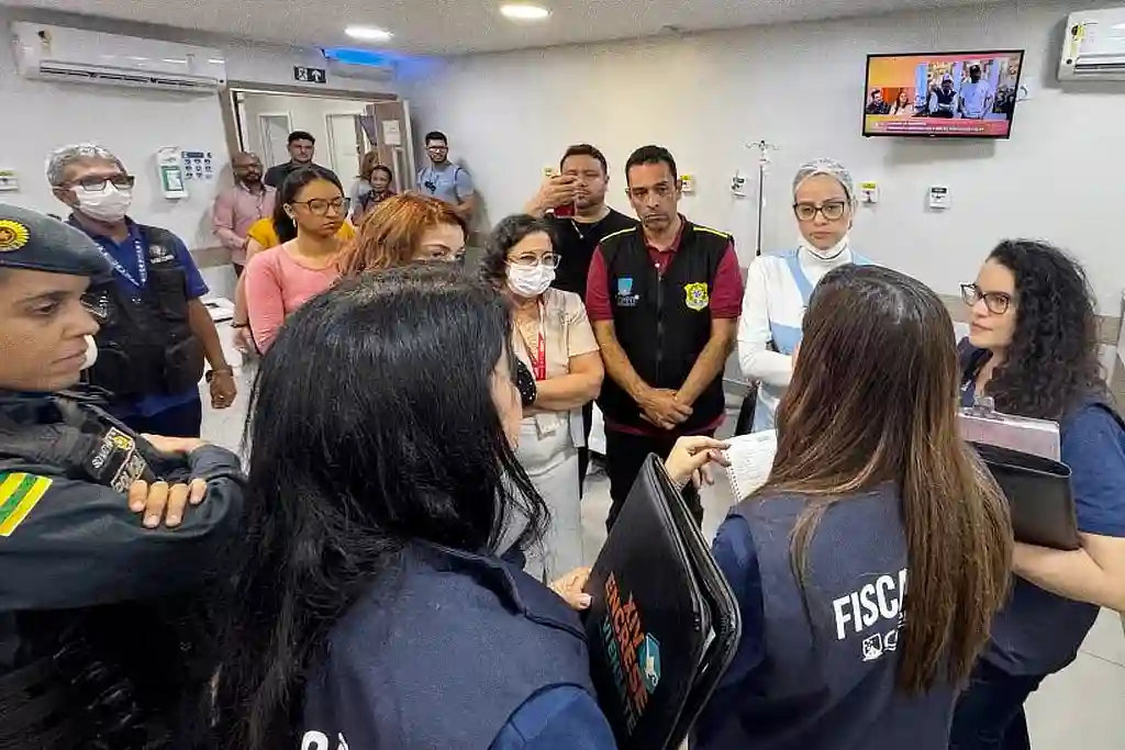 MPSE fiscaliza Hospital Gabriel Soares