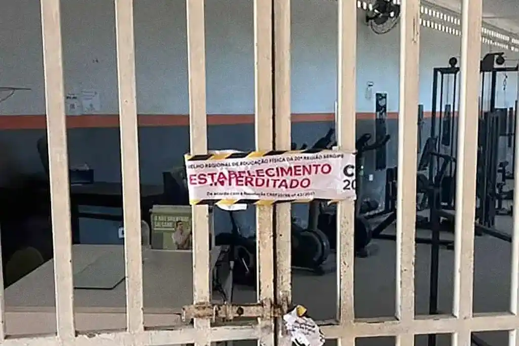 CREF20/SE interdita academia em Sergipe