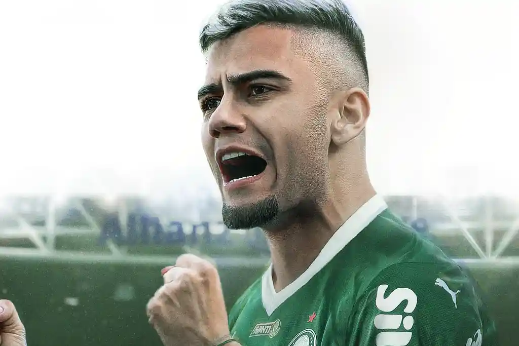 Meio-campista Andreas Pereira no Palmeiras