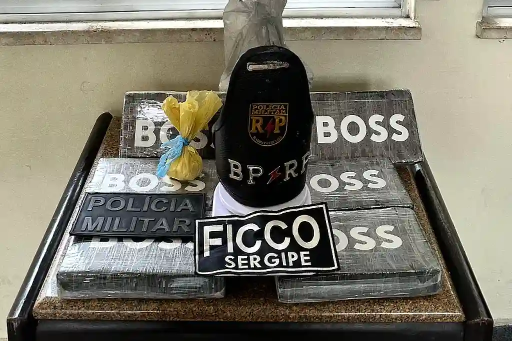 Droga apreendida em operação da Ficco no município de Socorro, Sergipe