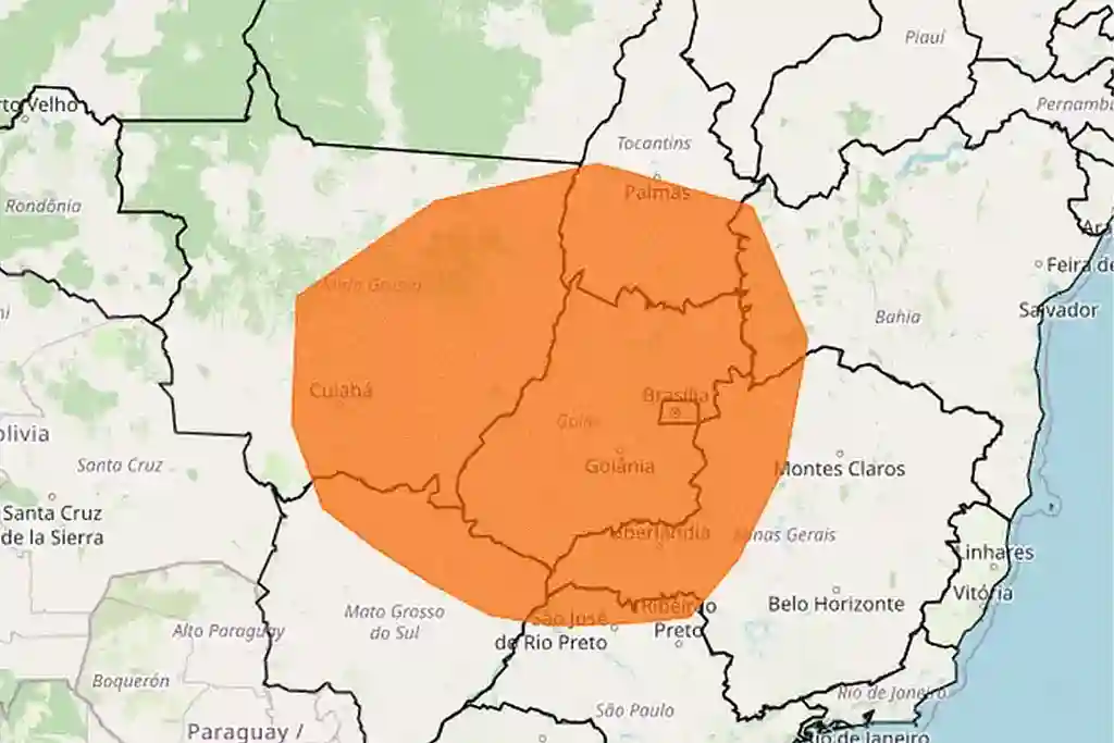 Alerta do INMET sobre baixa umidade