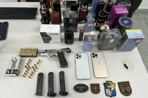 Preso com arma no Bugio após abordagem com produtos do Paraguai