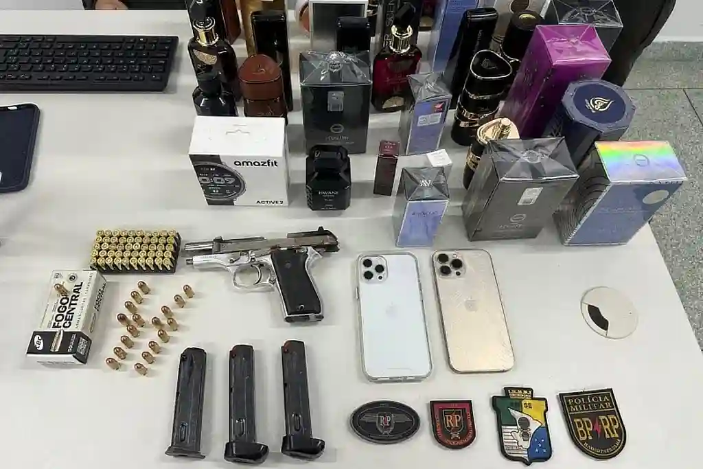 Preso com arma no Bugio após abordagem com produtos do Paraguai