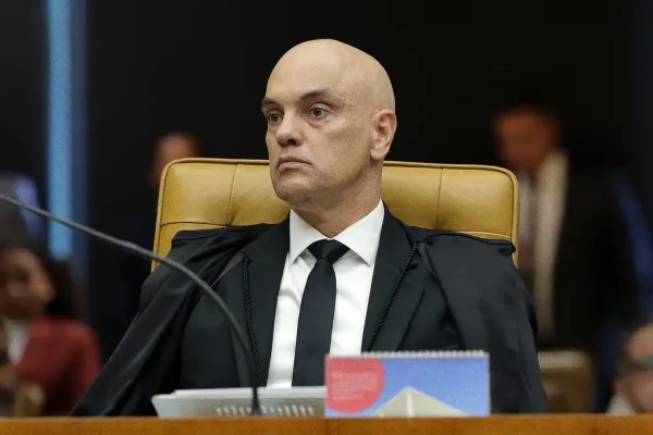 Ministro Alexandre de Moraes durante sessão extraordinária de abertura do segundo semestre do Poder Judiciário – Brasília (DF) 1/8/2025