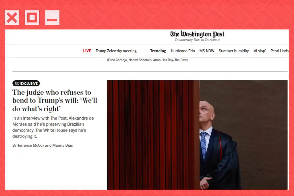 Entrevista de Alexandre de Moraes ao Washington Post