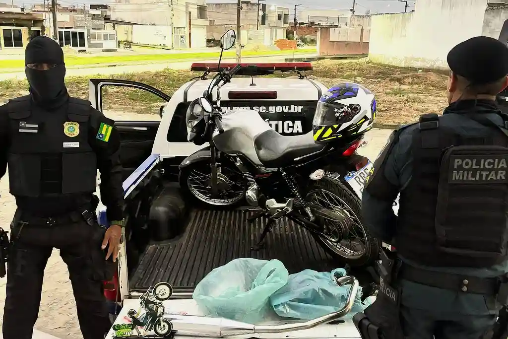 Operação conjunta apreende motocicletas em ação contra prática ilegal de manobras com conhecidas como “grau” no interior de Sergipe