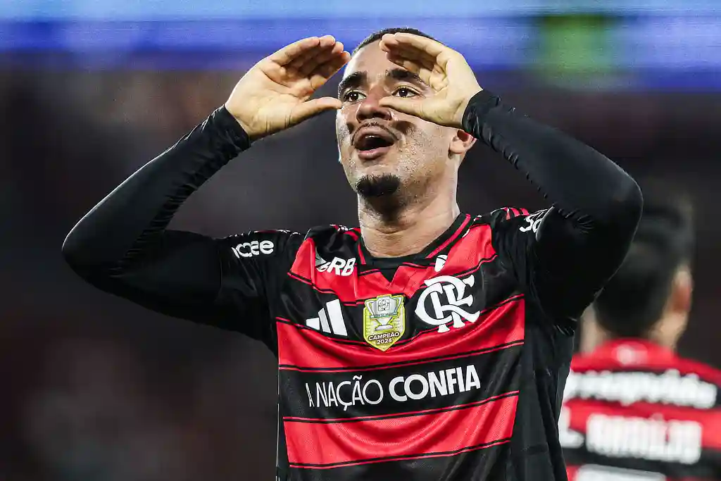 Atacante Samuel Lino, do Flamengo