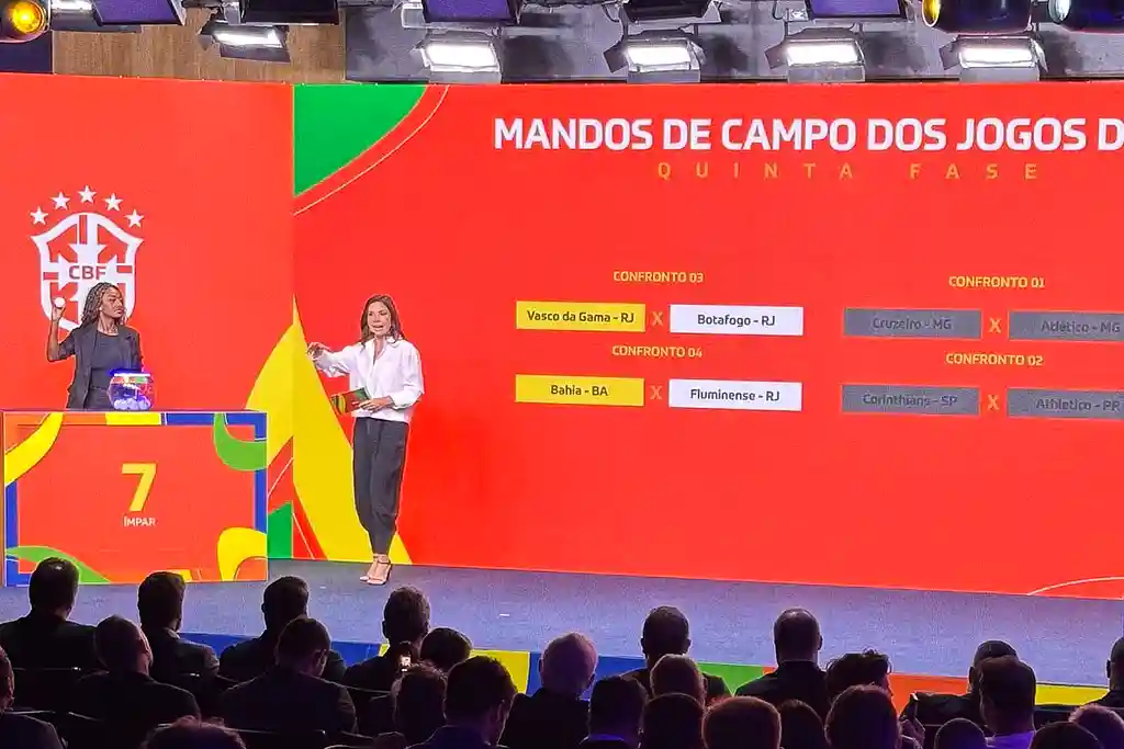 Sorteio das quartas de final da Copa do Brasil 2025