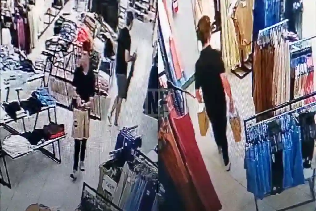 Chilenos furtando no Shopping Riomar, em Aracaju