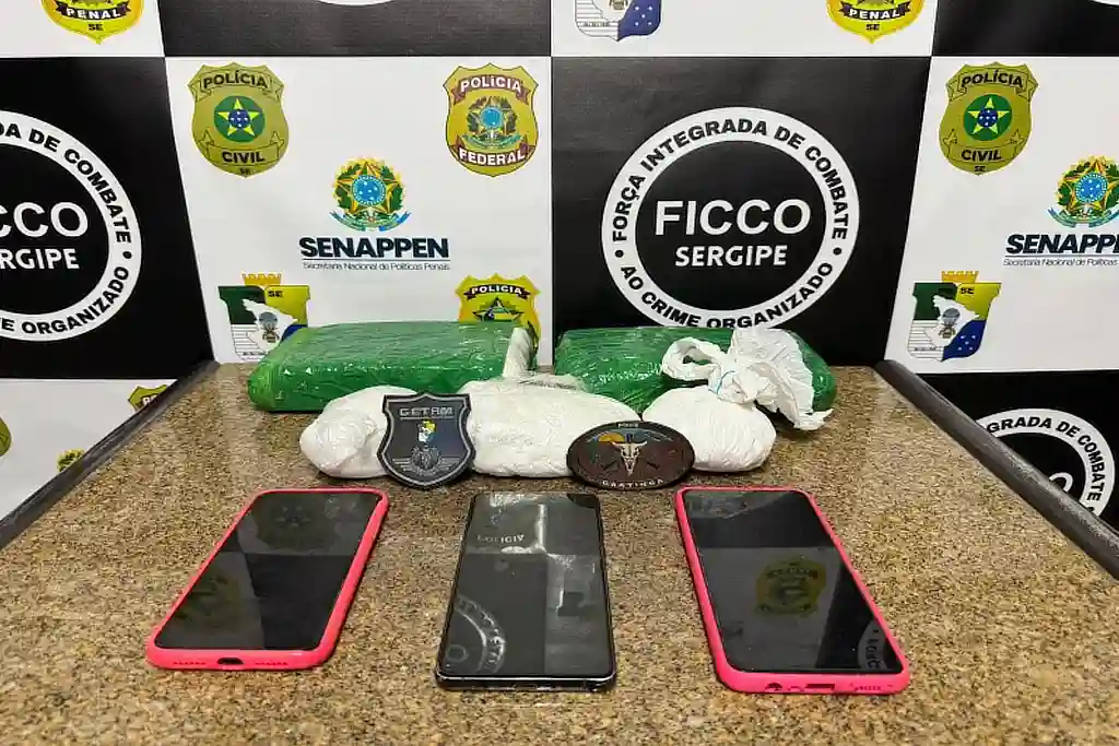 FICCO/SE apreende 3 kg de drogas e prende dois em Sergipe