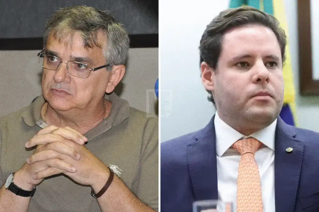 O empresário Edvan Amorim e o deputado federal Rodrigo Valadares