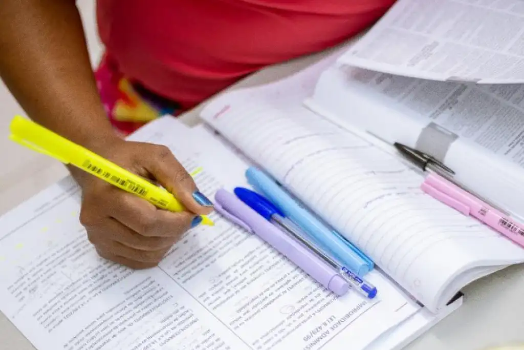 Estudando para concurso