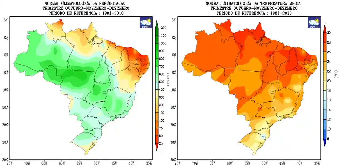 Primavera 2025 começa com calor acima da média em todo o país