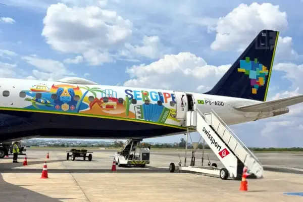 Azul lança avião com temática de Sergipe