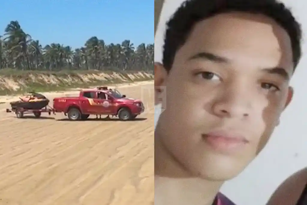 Jovem Albert Alves, de 19 anos, morto afogado na praia do Jatobá, na Barra dos Coqueiros, em Sergipe