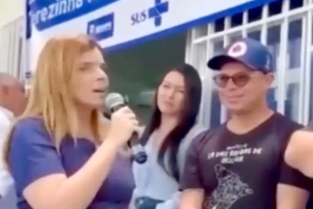 Maisa Mitidieri e seu irmão Fábio Mitidieri