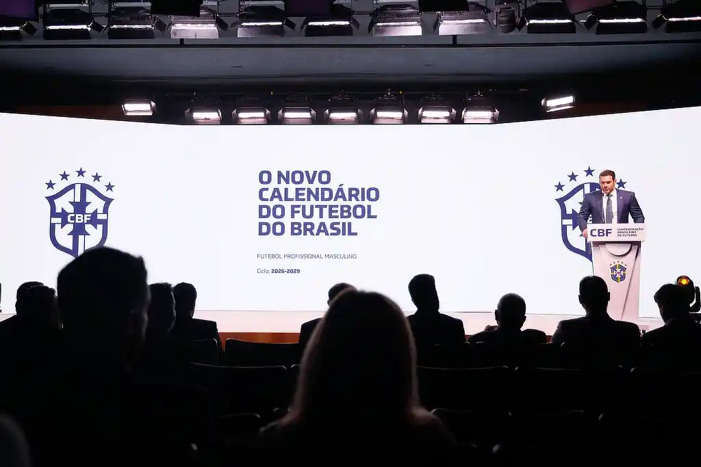 Evento da CBF apresenta calendário do futebol profissional masculino brasileiro para a temporada de 2026