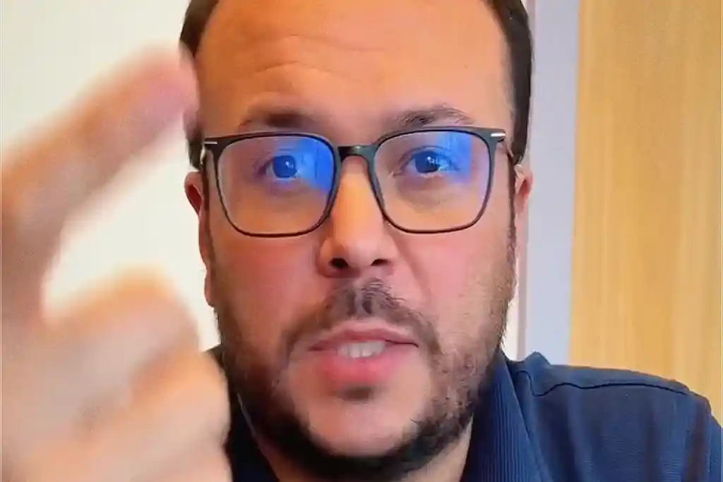 Deputado Thiago de Joaldo em vídeo nas redes sociais