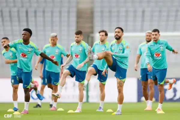 Treino da Seleção Brasileira, no Ajinomoto Stadium, Japão - 13.10.2025