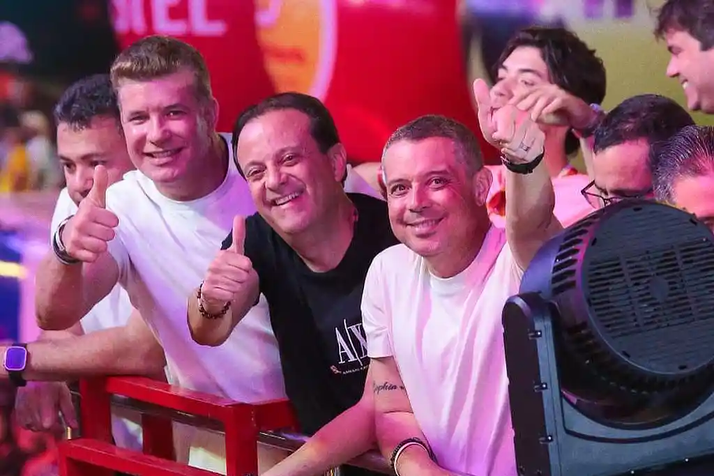 Cristiano Cavalcante, André Moura e Fábio Mitidieri