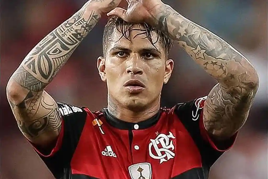 Jogador Paolo Guerrero, do Flamengo