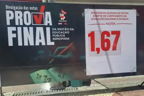 Professores reprovam Educação do Governo de Sergipe