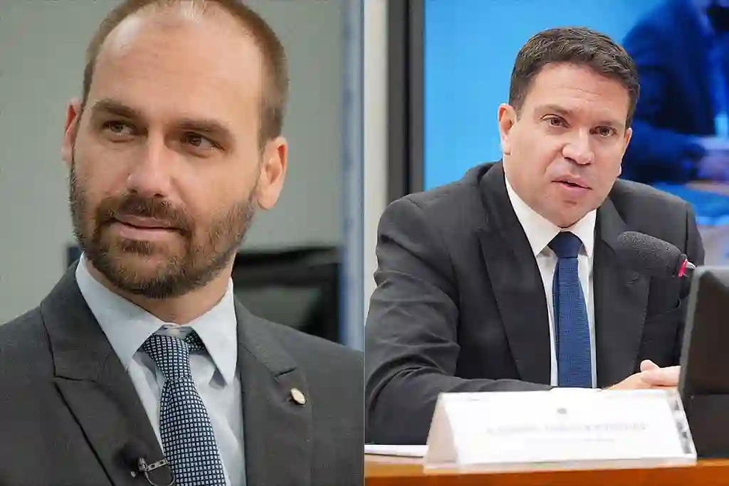 Eduardo Bolsonaro e Alexandre Ramagem