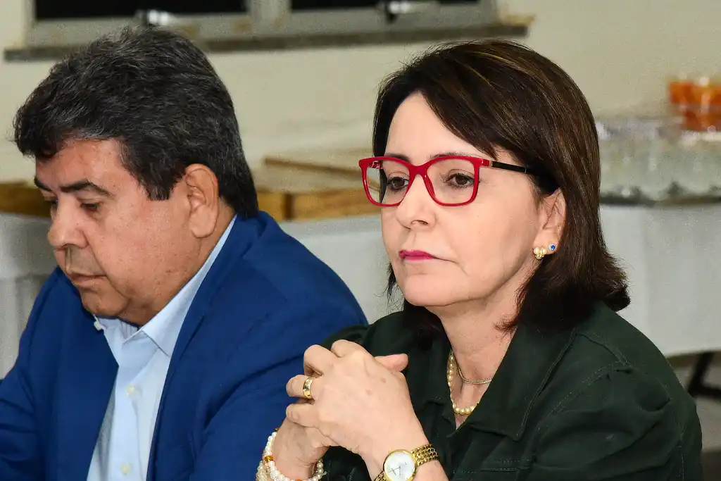 Prefeita Emília Corrêa e o Procurador-geral de Aracaju, Hunaldo Mota