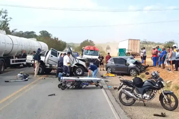 Colisão deixa 2 mortos em Sergipe