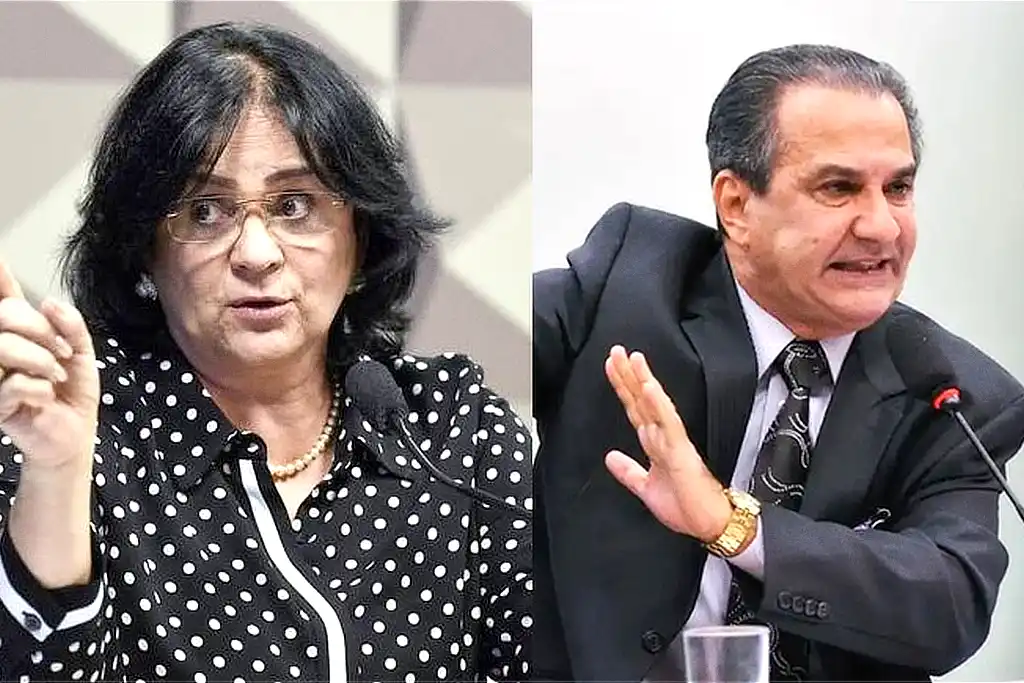 Senadora Damares Alves e o pastor Silas Malafaia