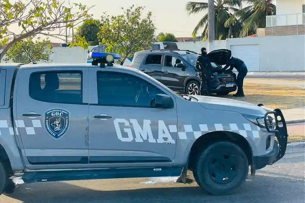 Viatura do Grupamento de Operações com Cães (GOC) da Guarda Municipal de Aracaju (GMA)