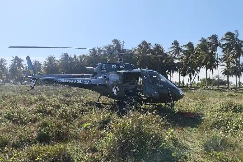 Helicóptero do Grupamento Tático Aéreo da Secretaria da Segurança Pública de Sergipe (GTA/SSP)