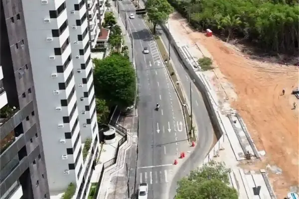 Aracaju: trânsito na Beira Mar sofre novas mudanças devido às obras no Complexo Viário Senadora Maria do Carmo