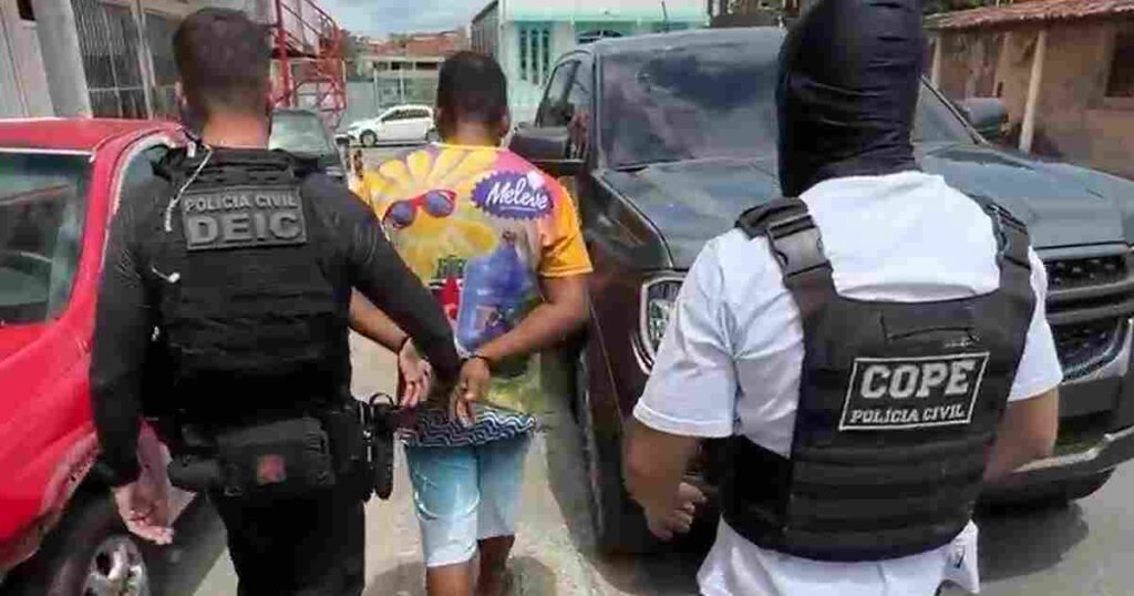 Homem preso em operação conjunta da Polícia Civil de Sergipe e a Polícia Civil da Bahia